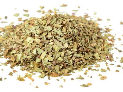 Drying basil