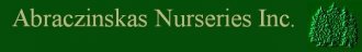 Logo Abraczinskas Nurseries Inc