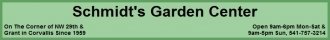 Logo Schmidt's Garden Center
