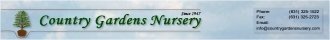 Logo Country Gardens Nursery Eastport
